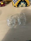 Waterford VINTAGE ( POWERSCOURT  PATTERN) Shot Glasses, Set of 2. SIGNED.