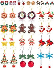 Charming Holiday Jewelry: 23 Pairs of Lightweight Christmas Earrings for Women