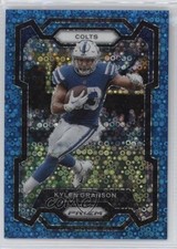 2023 Panini Prizm No Huddle Blue Prizm 49/95 Kylen Granson #128 0z0v