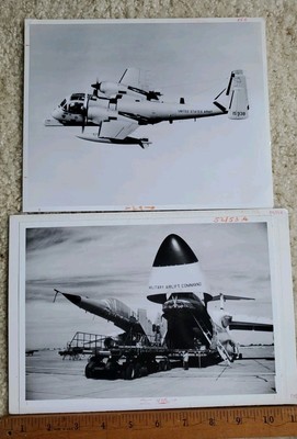 Vintage US Air Force 8x10 Press Photos F-5 Tiger C-5 Galaxy