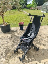 GB Pockit Pushchair lightweight stroller Black Grey foldable cabin size