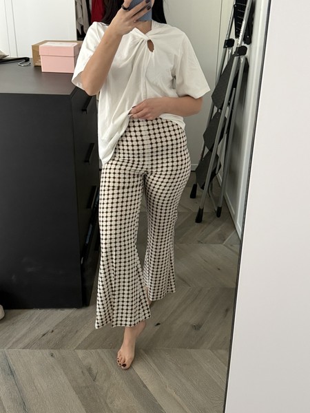 CAMILLA & MARC “Rivoli” Satin Flare Pants 8 EUC