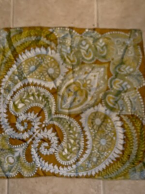 Vintage Vera Newman All Silk Hand Rolled Scarf scarves by