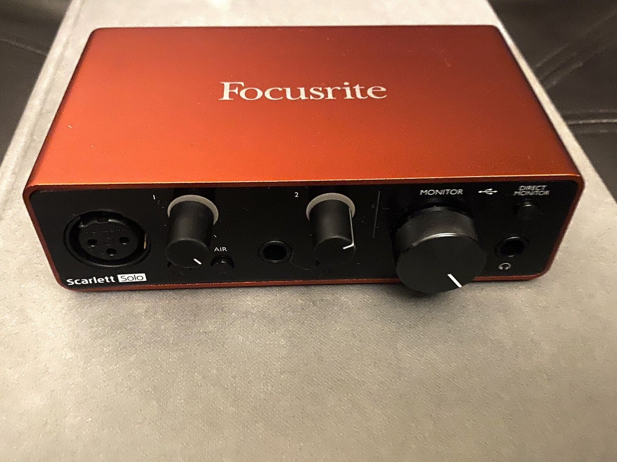 Focusrite Scarlett Solo（3rd Gen） Focusrite Scarlett Solo 3rd Gen USB Audio Interface | eBay