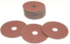 25PCS 4-1/2" Aluminum Oxide Resin Fiber Disc Round Hole P80 For Metal 115mm