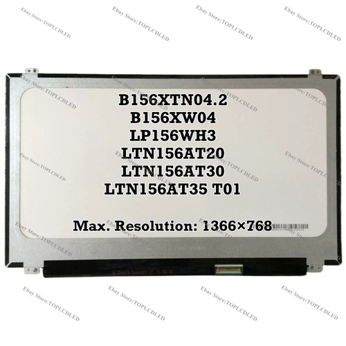 B156XTN04.2 B156XW04 LP156WH3 LTN156AT20 LTN156AT30 LTN156AT35 T01 HD LCD - 第 1/1 張圖片