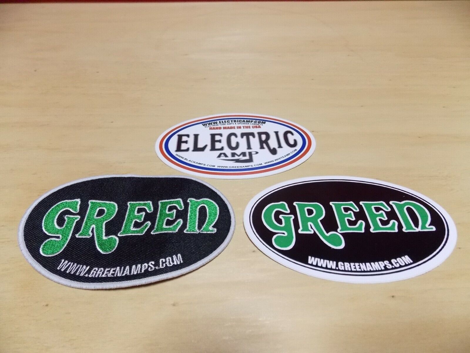 GREEN Amp ELECTRIC AMP USA  MERCHANDISE PACK OFFICIAL TM LOGO ITEMS