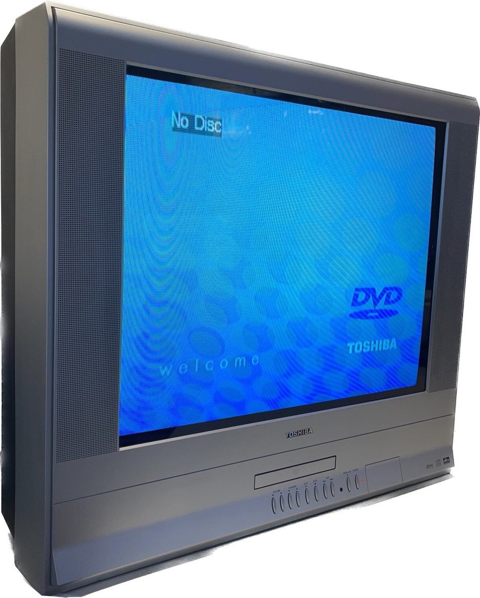 24” CRT Toshiba MD24FP1 TV/DVD Combo Video Gaming Retro Flat 24” CRT Toshiba MD24FP1 TV/DVD Combo Video Gaming Retro Flat