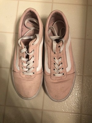 light pink old skool vans