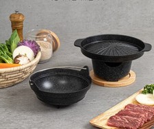 Korean Barbecue Grill and Pot Smokeless Small One Person Mini Bbq Grill