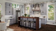 10ft RTA Euro Grey Kitchen Set