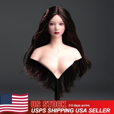 USA I8Toys 1/6 I8-H003E Yuki Beauty Girl Head Sculpt For 12in Female Figure Body