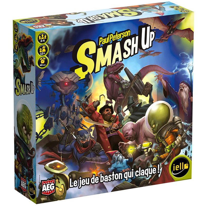 Smash Up FR Iello : Le Jeu Idéal pour Rompre l'Ennui des Après-Midis Pluvieux