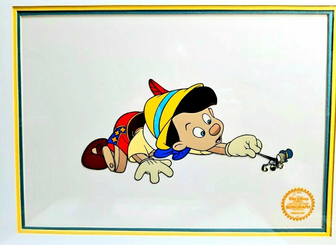 絵画 Disney Pinocchio Art Edition PINOCCHIO ORIGINAL DISNEY ART EDITIONS SERIGRAPH PRINT 27 3