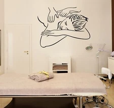 Wall Stickers Decal Massage Spa Salon Relax Therapy Relaxation Health (ig1490)