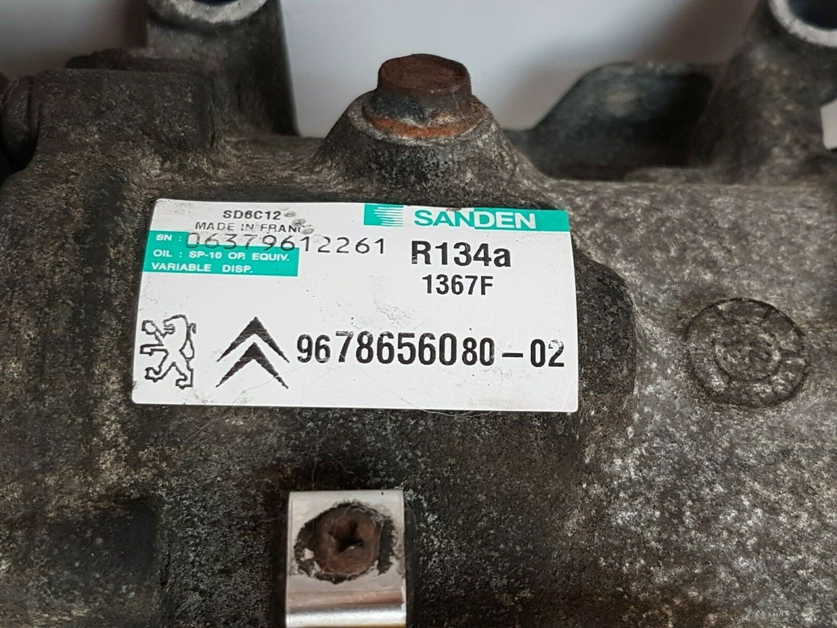 PEUGEOT 208 1.6GTI 2013 A/C COMPRESSOR 9678656080-02 OEM | eBay