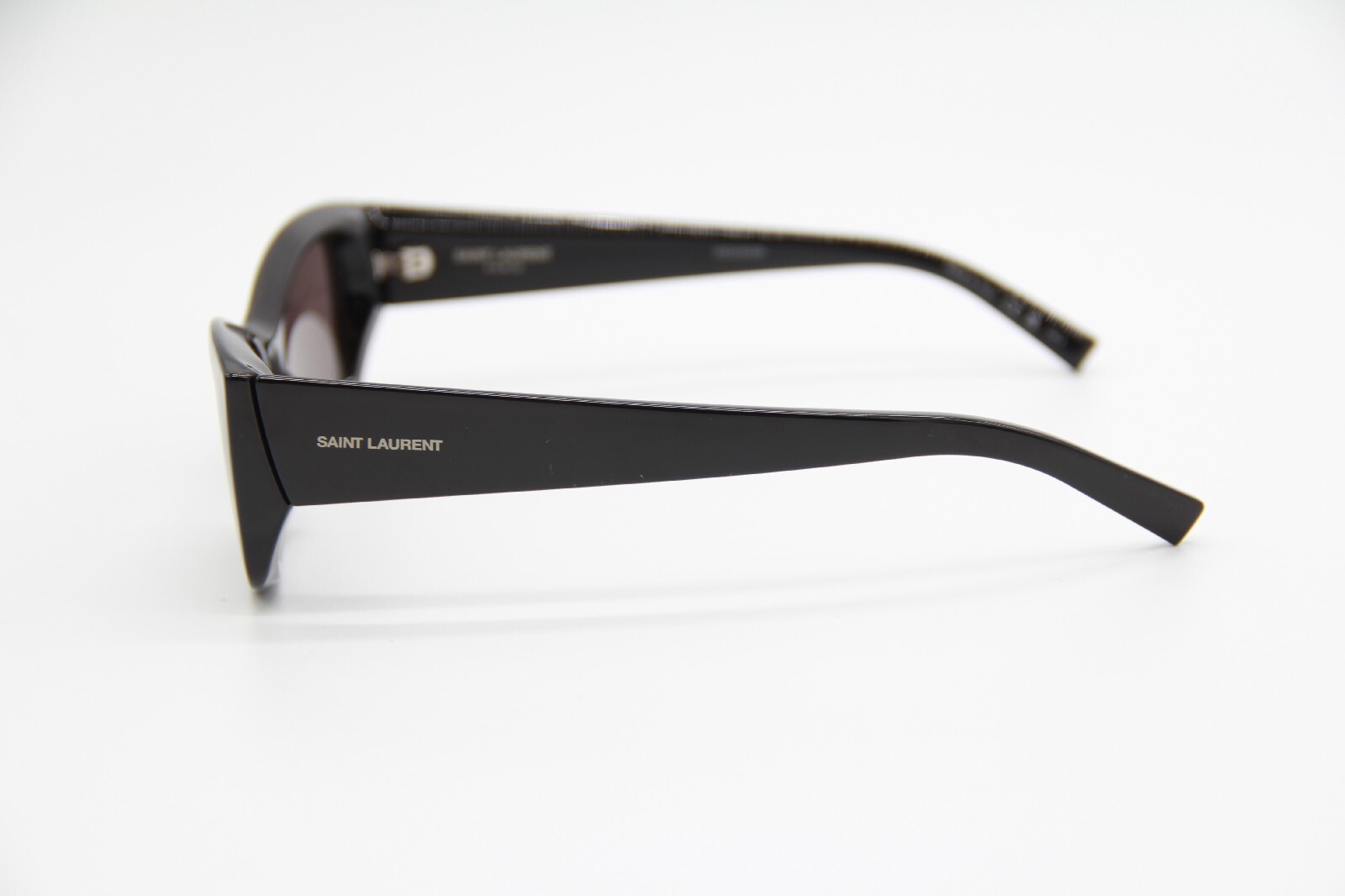 NUOVI OCCHIALI DA SOLE SAINT LAURENT SL593 001 DONNA NERO MARRONE SL 593