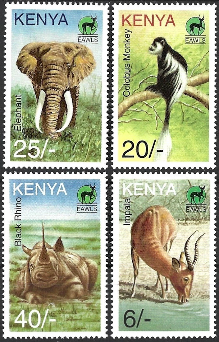 Kenya Wild Animal Postal Stamps for sale | eBay