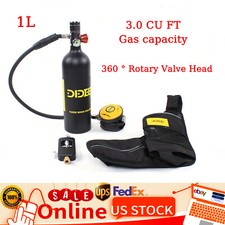 1L Mini Scuba Oxygen Cylinder Diving Air Tank Kit Snorkeling Breathing Equipment