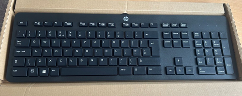 HP Business Slim USB Full Keyboard Wired UK Qwerty Black KU-1469 803181-031 - Picture 2 of 3