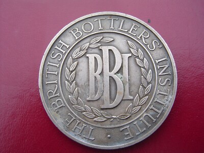 THE BRITISH BOTTLERS INSTITUTE Medal Trophy