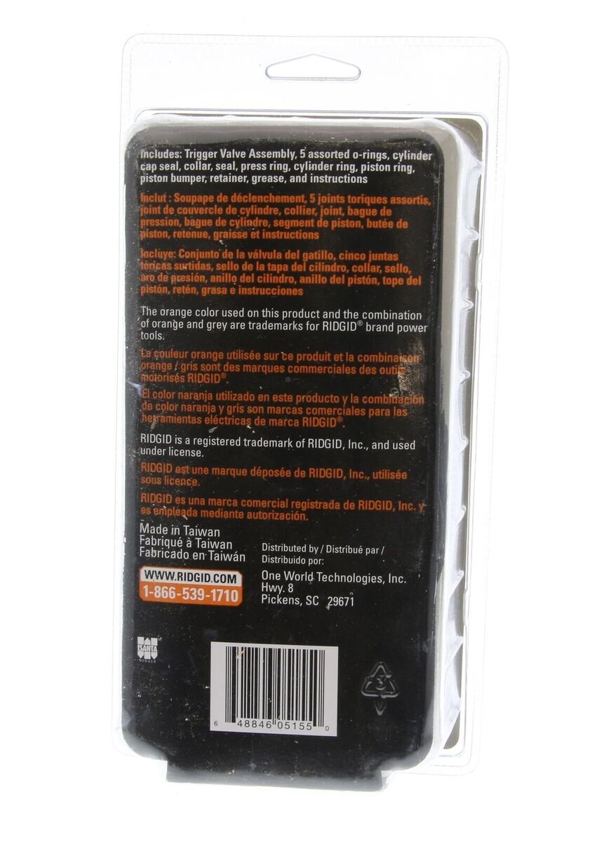 OEM Ridgid Overhaul / Rebuild Kit 079002001093 Framing OEM Ridgid Overhaul / Rebuild Kit 079002001093 Framing