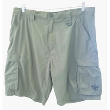 Boy Scouts Mens Cargo Shorts Green Adult L Large Centennial Uniform Short BSOA