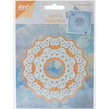 Joy! Crafts Cut & Emboss Die CHOOSE Butterfly Circle, Flower Square ~ RETIRED!