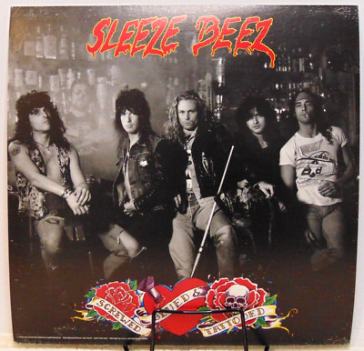 Sleeze Beez - Double Sided Record Store Promotional Display Poster 12''X12''