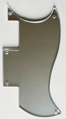 For Fit Epiphone SG Special Style Guitar Pickguard 1 Ply Silver Mirror