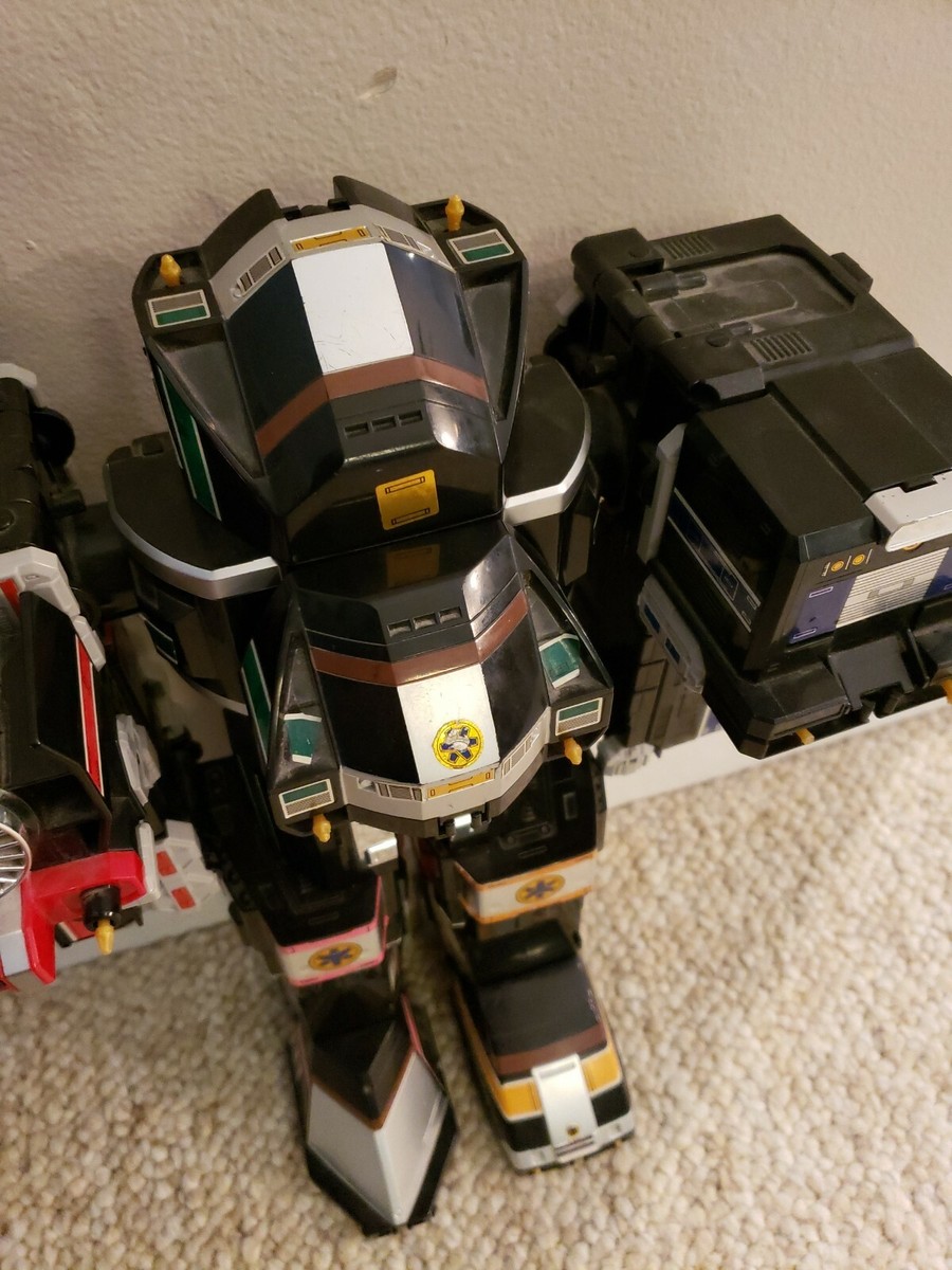 Power Rangers Lightspeed Rescue DX Supertrain Megazord 40cm 1999 Bandai COLLECT