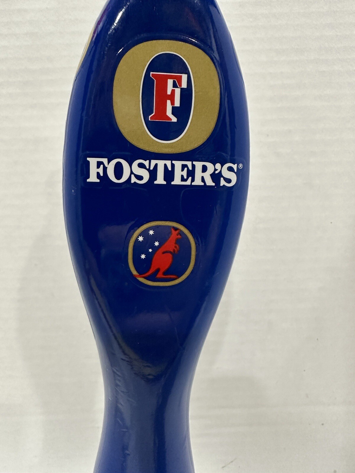 Foster's Beer Tap Handle Blue Keg Kangaroo Australia 12" eBay