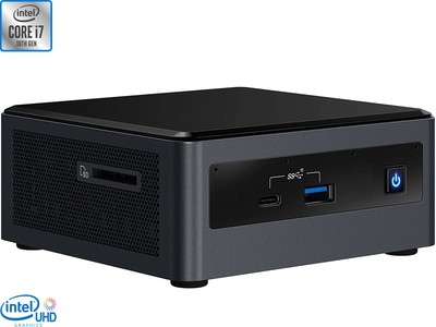Intel NUC10I7FNHN, I7-10710U, 8GB RAM, 256GB SSD, Windows 10 Pro