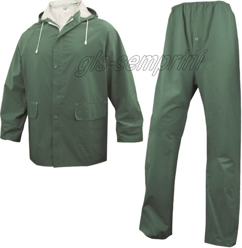 COMPLETO IMPERMEABILE DELTAPLUS 304 GIACCA PANTALONE ANTI PIOGGIA - Foto 3 di 3