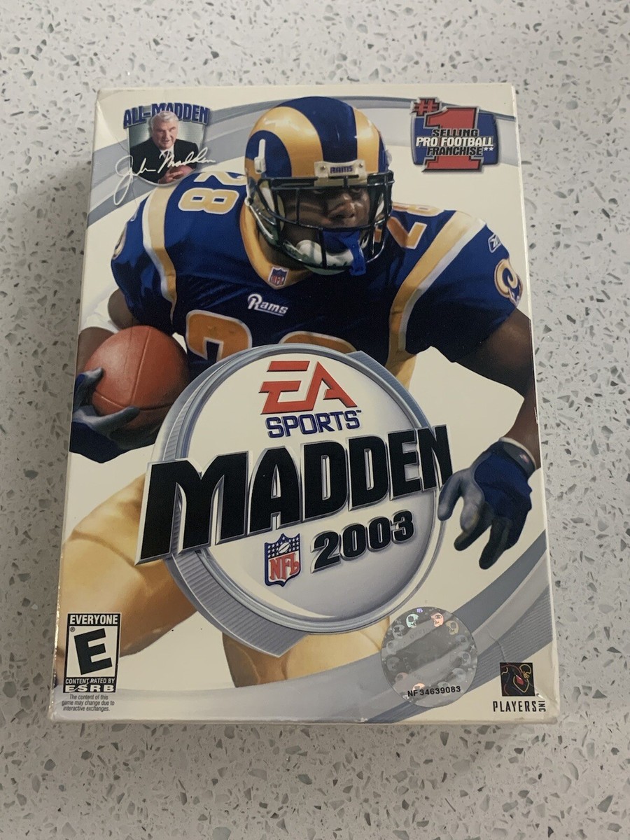 EA Sports Madden 2003 PC CD-ROM Complete w/ manual Box Version | eBay