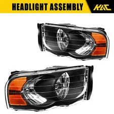 Headlights Headlamp for 2002 2003 2004 2005 Dodge Ram Pickup 100% OE Standard