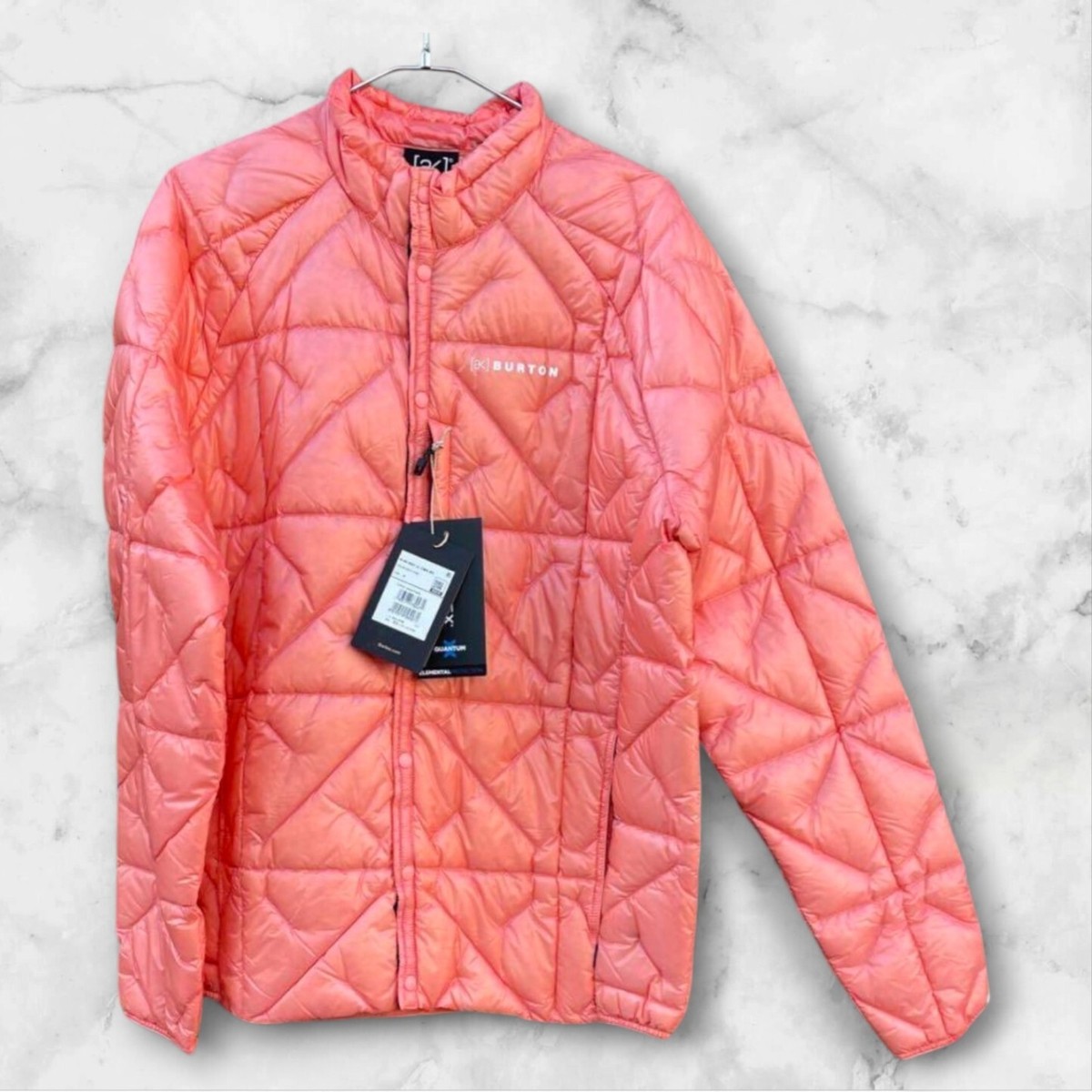 Burton AK Packable Down Jacket Men's Reef Pink XL 2023-24 | eBay