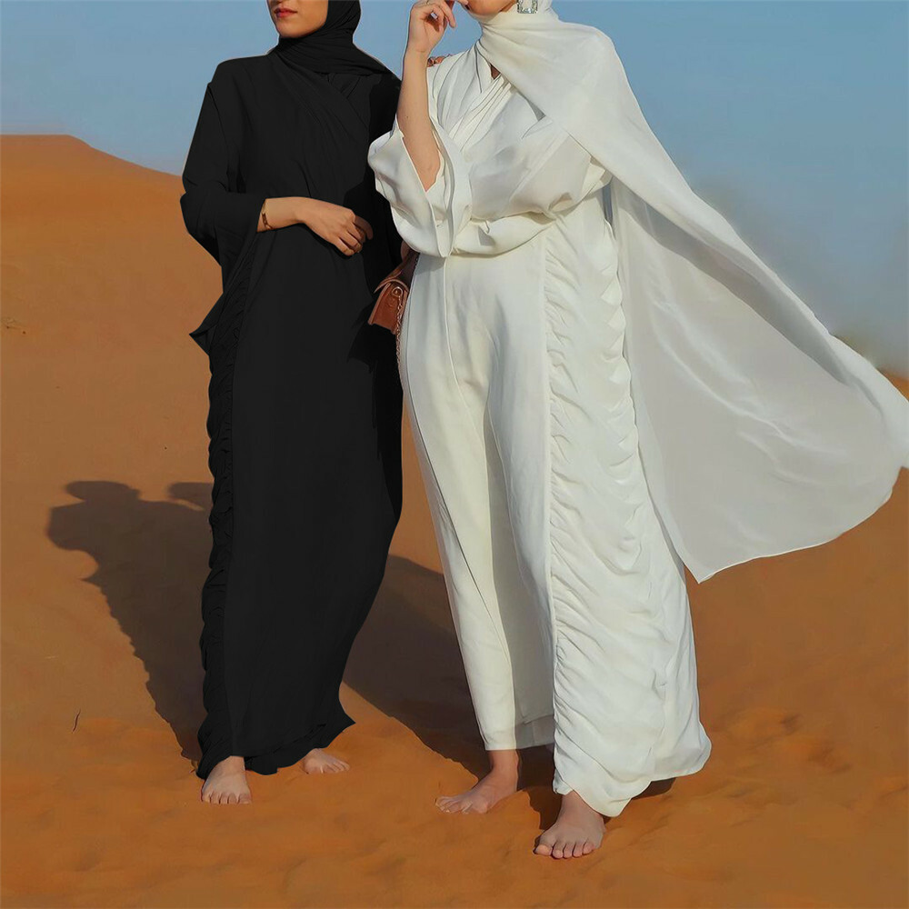 Abaya Dubai Women Long Maxi Dress Muslim Open Cardigan Kimono Kaftan Robe  Gown | eBay
