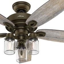 Hunter 54110 Markham 52 Ceiling Fan Bronze For Sale Online Ebay