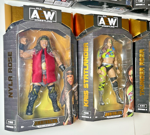 AEW WOMAN WRESTLING ACTION FIGURES LOT OF 10 * WWE TNA NWA NXT WWC IWA AAA CMLL - Picture 3 of 24
