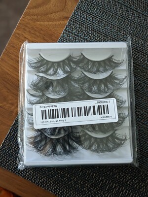 5 Pairs Faux 3D Mink lashes. Makeup Cross False strip Eyelashes.
