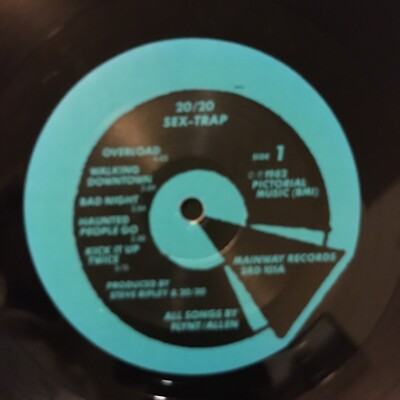 20/20 Sex Trap - 1982 Mainway Records LP - LA Power-Pop /Pop-Punk