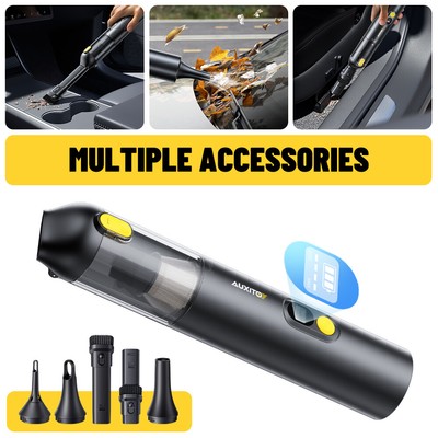 AUXITO Car Vacuum Portable Cordless with 19000Pa High Power 4 in 1 for Car, Home