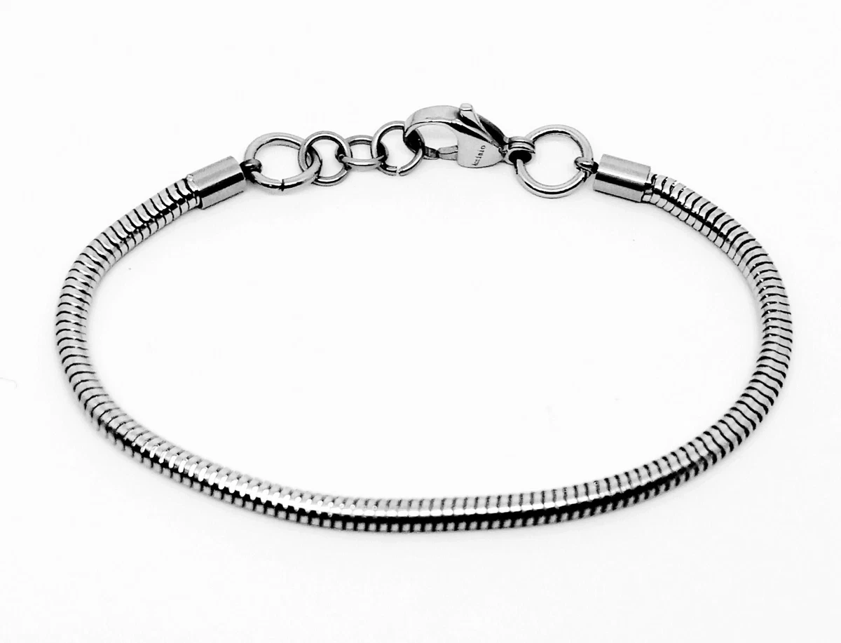 Men s Bracelet Stainless Steel Tail Of Mouse Chain Bracelet Snake Unisex