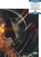DIRECTOR DAMIEN CHAZELLE SIGNED AUTHENTIC 'FIRST MAN' 8x10 PHOTO BECKETT COA BAS