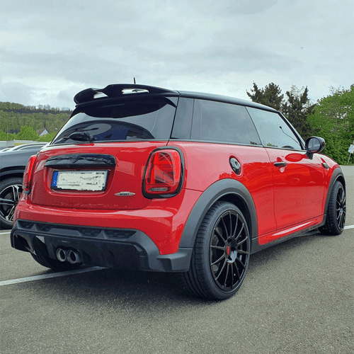 18 Zoll T7 Alufelgen 8x18 4x108 ET45 in schwarz für Ford Fiesta - Bild 6 von 8