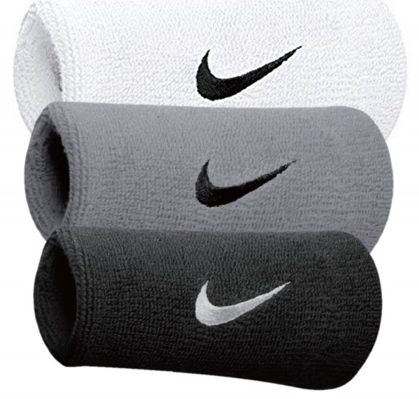 Мужские и женские теннисные браслеты Nike New DOUBLEWIDE Sweatbands 93805 НОВЫЕ 4590₽