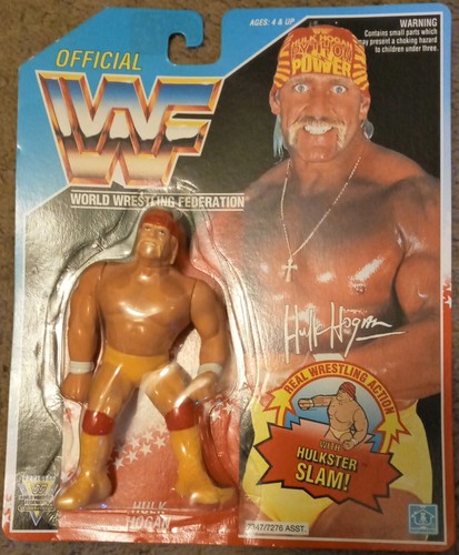 Hasbro WWF Hulk Hogan Hulkster Slam 1992 action fi...