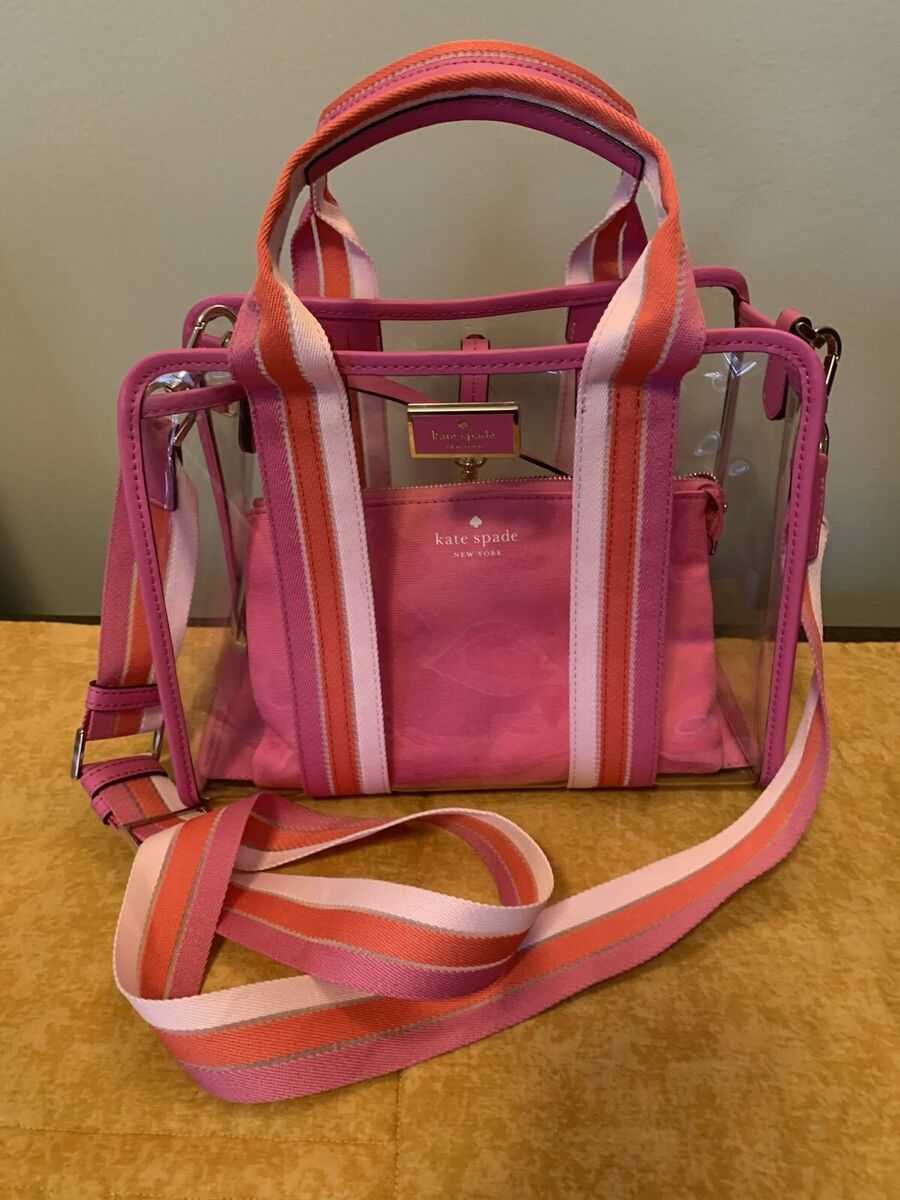 kate spade new york See-through bag H7.8W10.2D5.5in PINK | eBay kate spade new york See-through bag H7.8W10.2D5.5in PINK | eBay