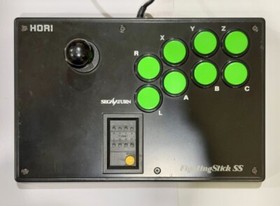 Sega Saturn Joystick Fighting Stick HORI HSS-07 Tested without a box From Japan